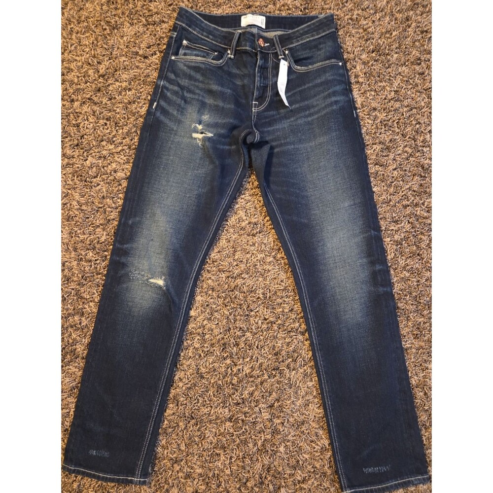 ASOS BLUE JEAN 28 X 30 REGULAR COTTON DENIM JEANS NEW NWT